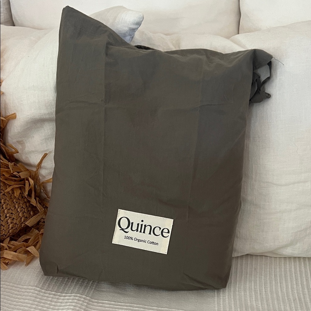 Quince Queen set Brushed Organic Cotton